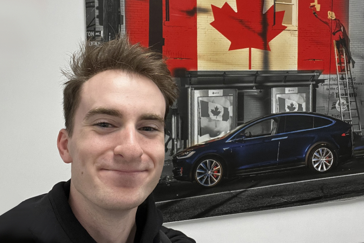 Callan Murphy has been balancing a part-time role on Tesla’s cell engineering software team with his undergraduate studies in computer science and astrophysics.